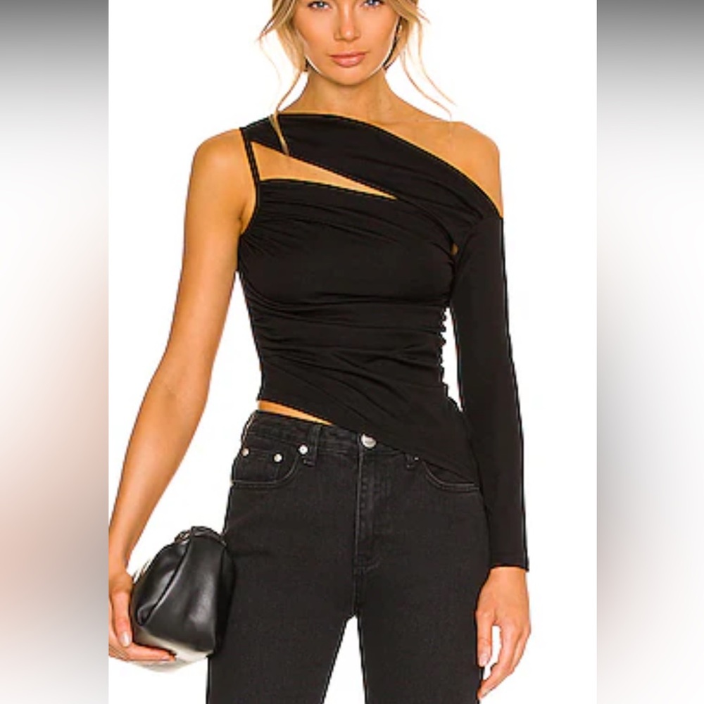 Superdown Pixie Asymmetrical Top - image 1